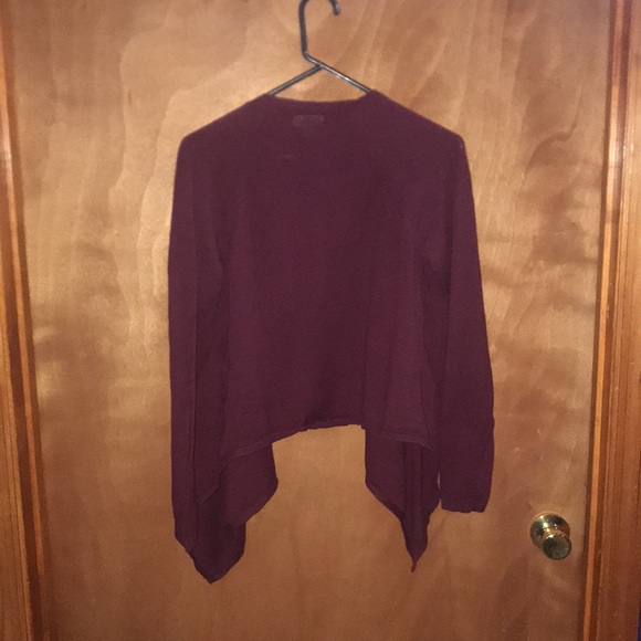 old navy burgundy cardigan - Picture 2 of 3